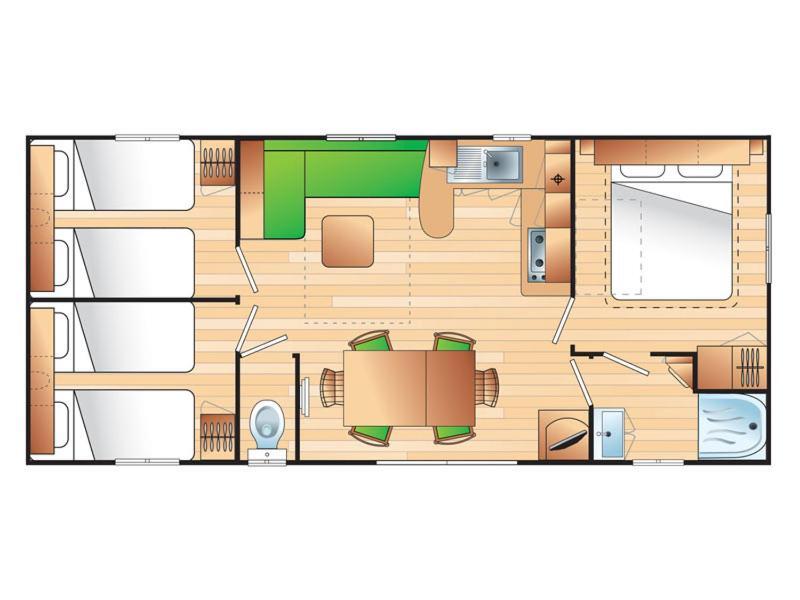 Mobile Home Tout Confort Alexandre لا روكي دي انثيرون المظهر الخارجي الصورة